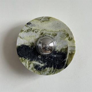 Evvarel Applique Murale Moderne Minimaliste En Métal Et Marbre Vert