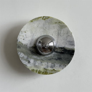 Evvarel Applique Murale Moderne Minimaliste En Métal Et Marbre Vert