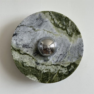 Evvarel Applique Murale Moderne Minimaliste En Métal Et Marbre Vert