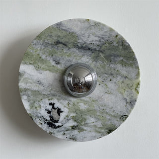 Evvarel Applique Murale Moderne Minimaliste En Métal Et Marbre Vert
