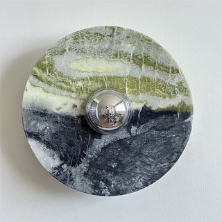 Evvarel Applique Murale Moderne Minimaliste En Métal Et Marbre Vert
