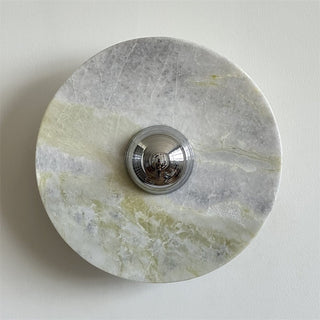 Evvarel Applique Murale Moderne Minimaliste En Métal Et Marbre Vert