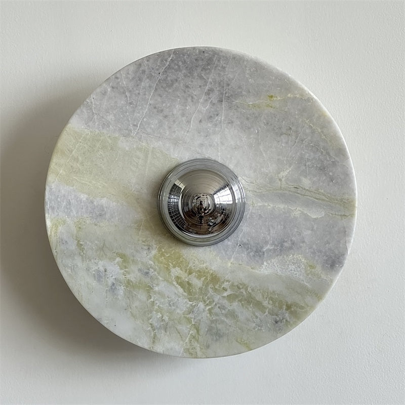 Evvarel Applique Murale Moderne Minimaliste En Métal Et Marbre Vert