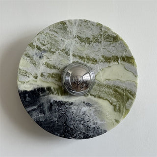 Evvarel Applique Murale Moderne Minimaliste En Métal Et Marbre Vert
