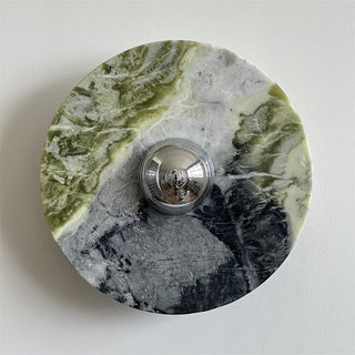 Evvarel Applique Murale Moderne Minimaliste En Métal Et Marbre Vert
