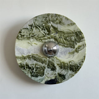 Evvarel Applique Murale Moderne Minimaliste En Métal Et Marbre Vert
