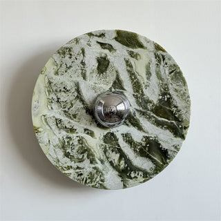 Evvarel Applique Murale Moderne Minimaliste En Métal Et Marbre Vert