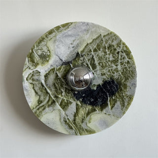 Evvarel Applique Murale Moderne Minimaliste En Métal Et Marbre Vert