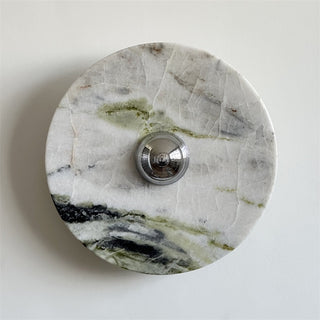 Evvarel Applique Murale Moderne Minimaliste En Métal Et Marbre Vert