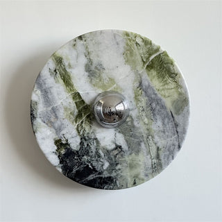 Evvarel Applique Murale Moderne Minimaliste En Métal Et Marbre Vert
