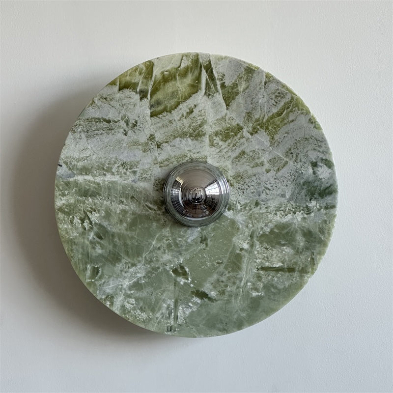 Evvarel Applique Murale Moderne Minimaliste En Métal Et Marbre Vert