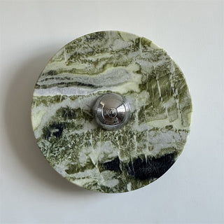 Evvarel Applique Murale Moderne Minimaliste En Métal Et Marbre Vert