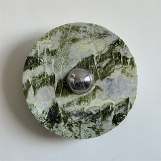 Evvarel Applique Murale Moderne Minimaliste En Métal Et Marbre Vert