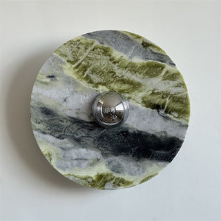 Evvarel Applique Murale Moderne Minimaliste En Métal Et Marbre Vert