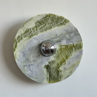 Evvarel Applique Murale Moderne Minimaliste En Métal Et Marbre Vert