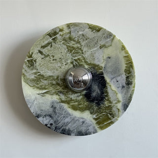 Evvarel Applique Murale Moderne Minimaliste En Métal Et Marbre Vert