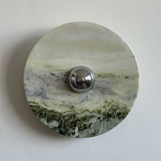 Evvarel Applique Murale Moderne Minimaliste En Métal Et Marbre Vert