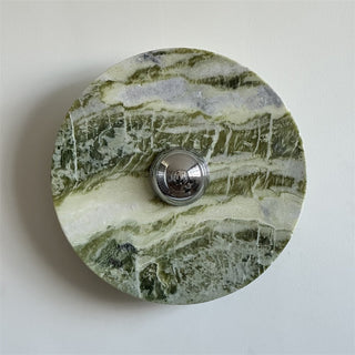 Evvarel Applique Murale Moderne Minimaliste En Métal Et Marbre Vert