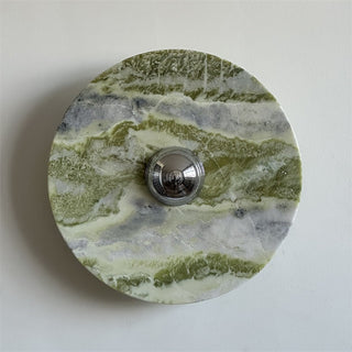 Evvarel Applique Murale Moderne Minimaliste En Métal Et Marbre Vert