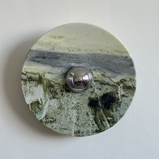 Evvarel Applique Murale Moderne Minimaliste En Métal Et Marbre Vert