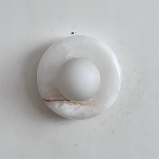 Aursilos Applique Murale Verre Jade Blanc Art Nordique Premium