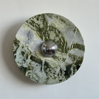 Evvarel Applique Murale Moderne Minimaliste En Métal Et Marbre Vert