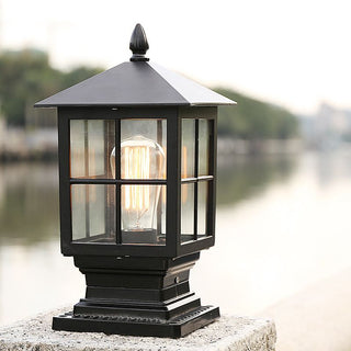 Silva Lampe de Poteau en forme de Lanterne, L 35CM