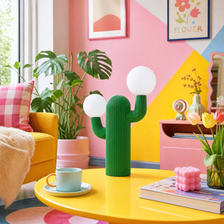 Playline Cactus Table Lamp-Neutral Decor