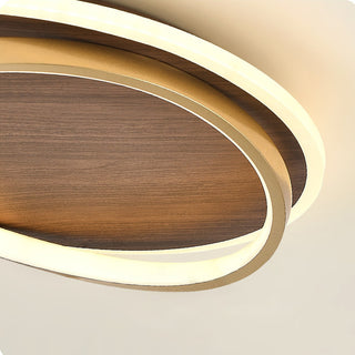 Arisha Moderne Rund Dimmable Plafonnier Or Métal Acrylique Chambre à coucher