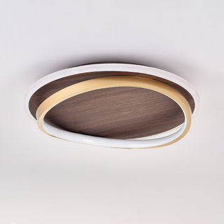 Arisha Moderne Rund Dimmable Plafonnier Or Métal Acrylique Chambre à coucher