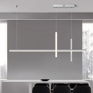 Ray Moderne Suspension Métal/Acrylique Noir/Blanc Salle à manger