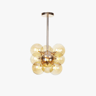 Valentina Minimalisme Rond Suspension Métal/Verre Chambre à coucher