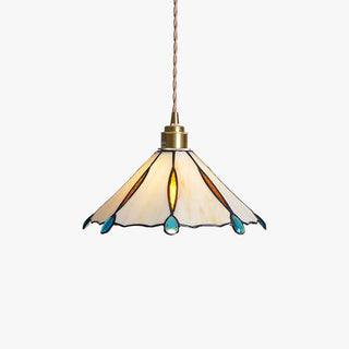 Tiffany Vintage Suspension Métal/Verre Chambre/Salon/Entrée