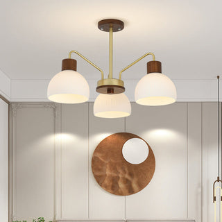 Arisha Rustique Lustre Métal/Bois/Verre Chambre à coucher/Salon