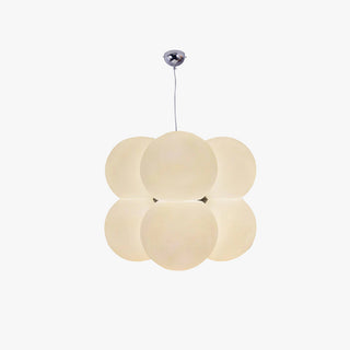 Valentina Minimaliste Sphère Suspension Blanc Métal/Acrylique Salle À Manger