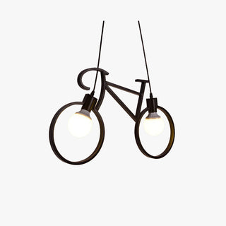 Mira Moderne Créatif Forme De Bicyclette LED Suspension Métal Salon