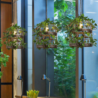Arisha Industriel LED Suspension Métal/Acrylique Salle À Manger/Bar