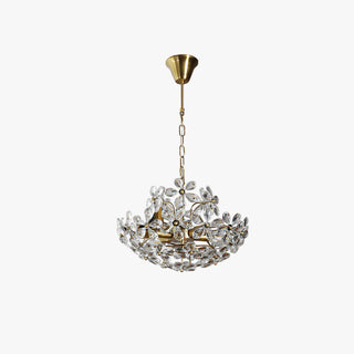 Ray Rétro Vintage Or Fleur Cristal Suspension Chambre À Coucher