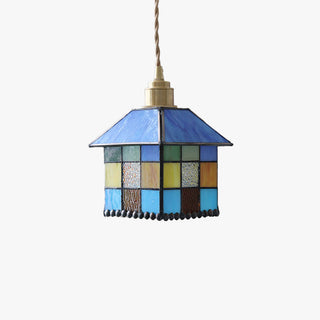 Tiffany Moderne LED Suspension Verre Chambre À Coucher