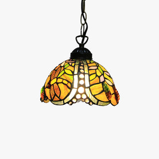 Tiffany Cottage LED Suspension Métal Verre Chambre À Coucher/Salon