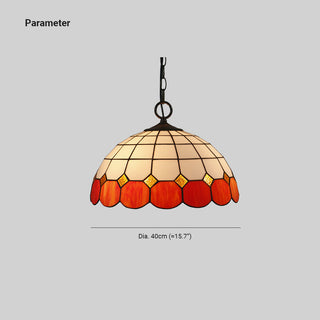 Tiffany Luxe Vintage Suspension Gemme Verre Chambre À Coucher/Salon