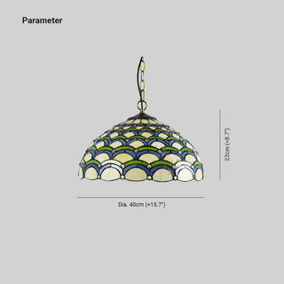 Tiffany Vintage Luxe Suspension Verre Chambre À Coucher