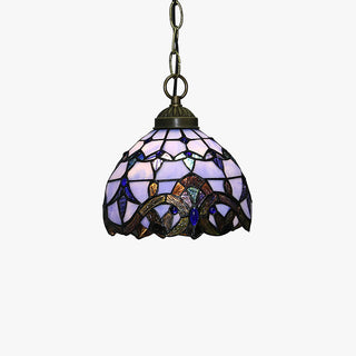 Tiffany Vintage LED Suspension Métal/Verre Chambre À Coucher
