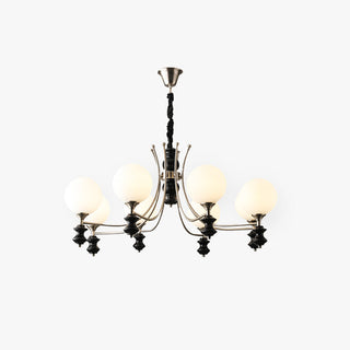 Valentina Suspension Luminaire LED Vintage Blanc Verre Salon