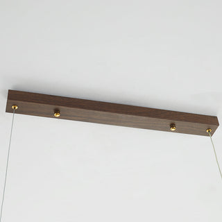 Muto Design Italien Luminaires Suspensions Linéaire Rustique Métal/Acrylique Bois Cuisine/Chambre