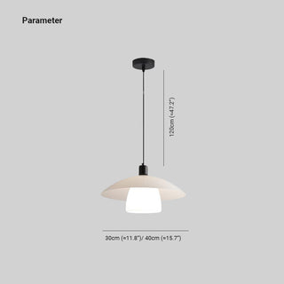 Arisha Suspension Dôme Nordique, Verre/Metal, Blanc, Chambre