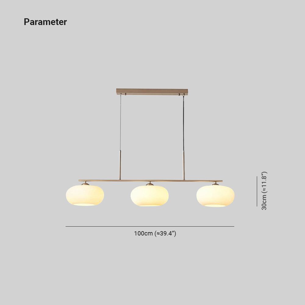 Valentina Suspension Multi Moderne, Verre/Metal, Blanc, Salon