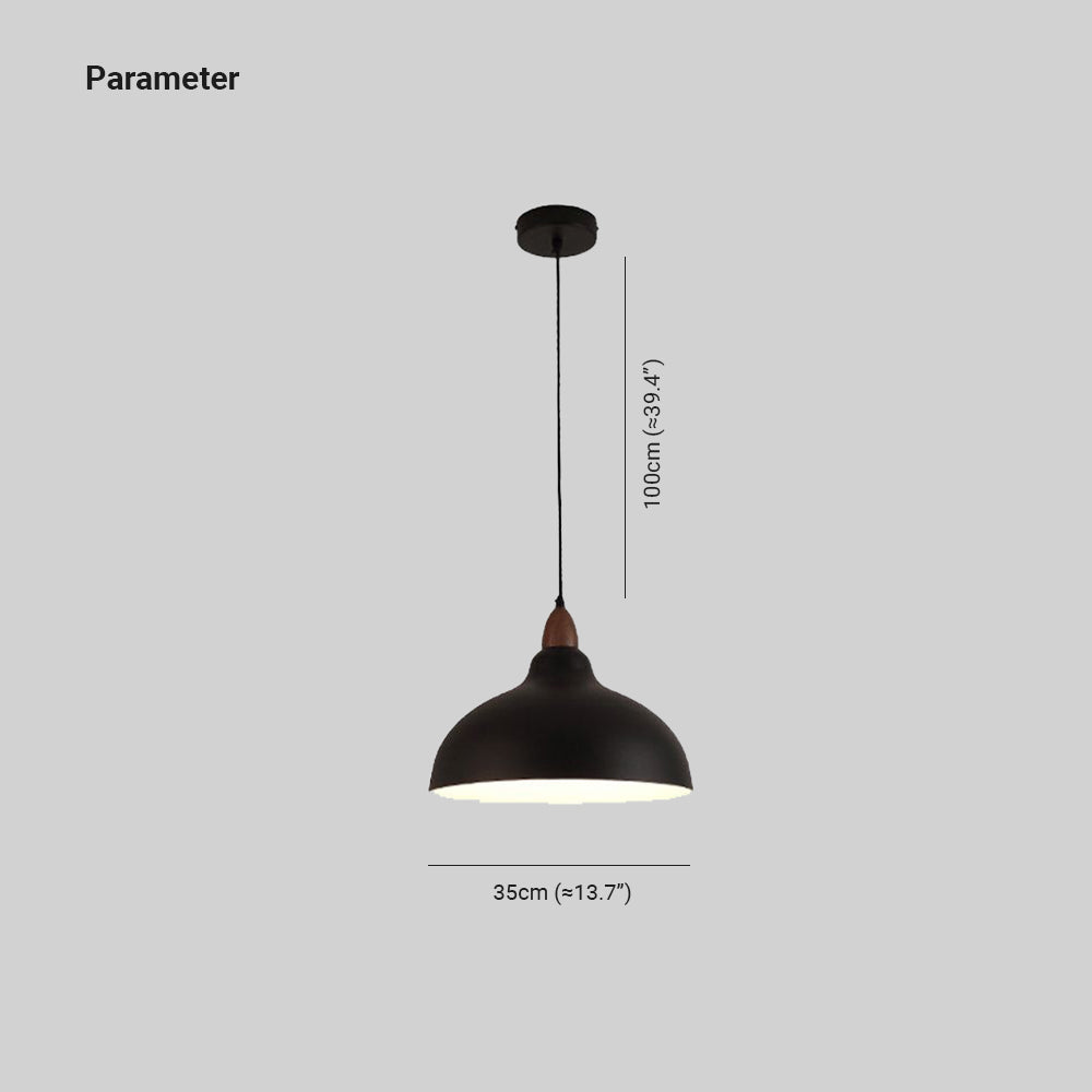 Valentina Suspension Bol Moderne, Métal, Noir/Blanc, Salon