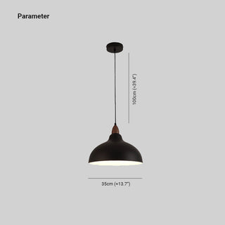 Valentina Suspension Bol Moderne, Métal, Noir/Blanc, Salon