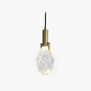 Kristy Suspension Irrégulier Géométrique, Métal/Cristal, Transparent, Chambre
